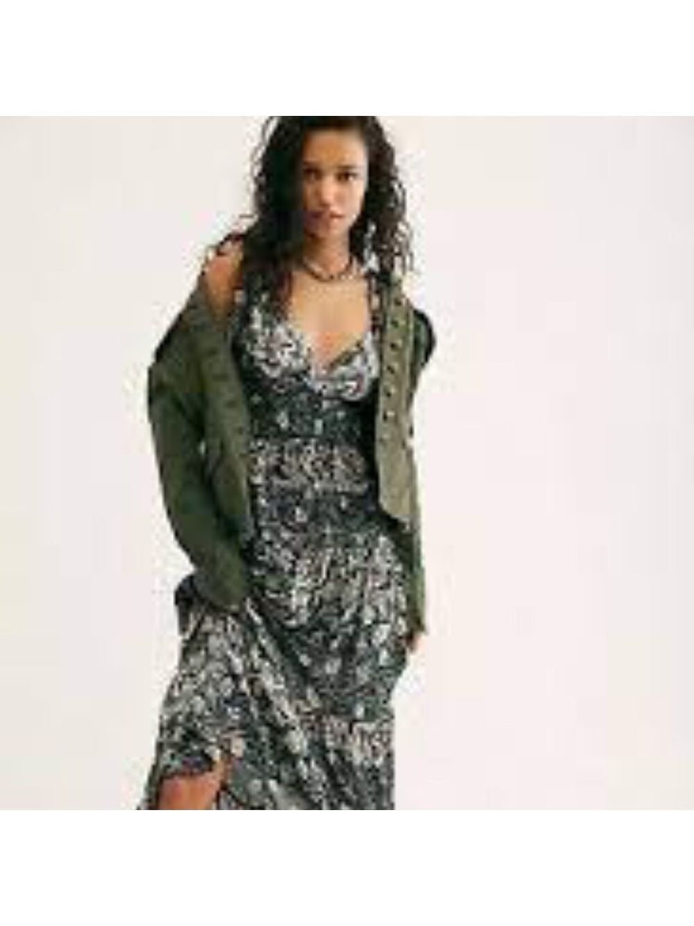 Free People Let's Smock About It Maxi Dress